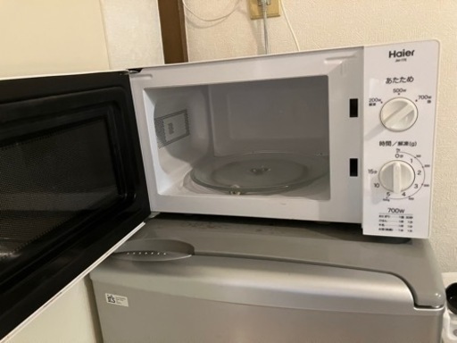 電子レンジ譲ります（抱き合わせでお引き取り希望者いらっしゃいました）
