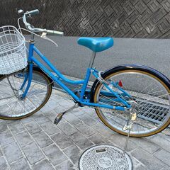 【再値下げしました】子供用自転車 (22インチ、 ブルー)