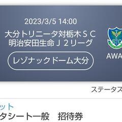 3/5(日)大分トリニータ対 栃木SCトリニータシート招待券2枚