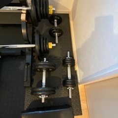 【取引決定済み】最終値下げ！ホームジムセット！筋トレ　ダンベル　バーベル　チンニング