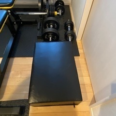 【取引決定済み】最終値下げ！ホームジムセット！筋トレ　ダンベル　バーベル　チンニング