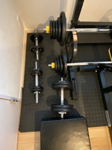 取引決定済み】最終値下げ！ホームジムセット！筋トレ ダンベル  