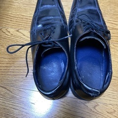 革靴　　24.5 EE 黒