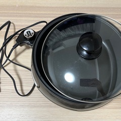 【取引終了】電気グリル鍋（YAMAZEN GN-1200）