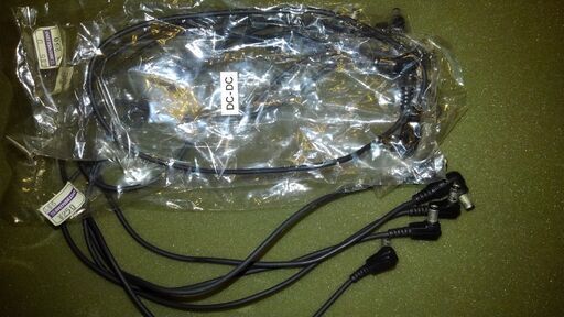 Guyatone POWER SUPPLY AC105・DC/DC7本・エフェクターコード6本