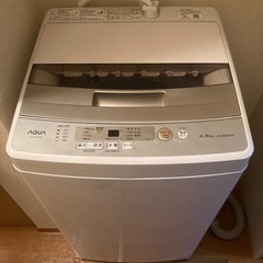 洗濯機　AQUA AQW-S45H（W）
