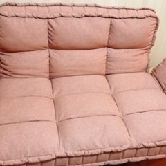 Francfrancピソラ コンパクト ソファベッド ピンク