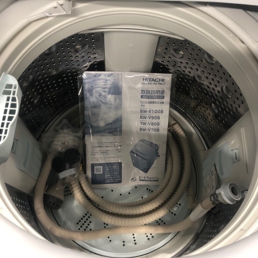 【美品】2017年製 日立全自動洗濯機「ビートウォッシュ BW-V70B」7kg