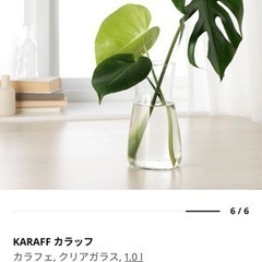 【お受渡し確定しました🙏🏻】 IKEA  クリアガラス　花瓶or...