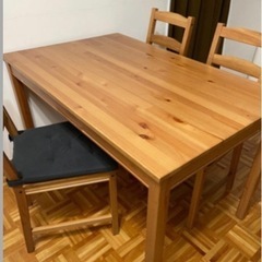 IKEAダイニングテーブル&チェアセット