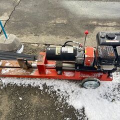 北見発】 日本製油圧薪割機 小型モデル WS350VSL 薪割り機