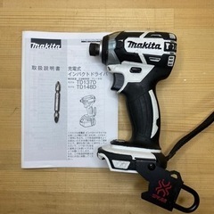 中古 マキタ　TD148D 18V インパクトドライバ　白