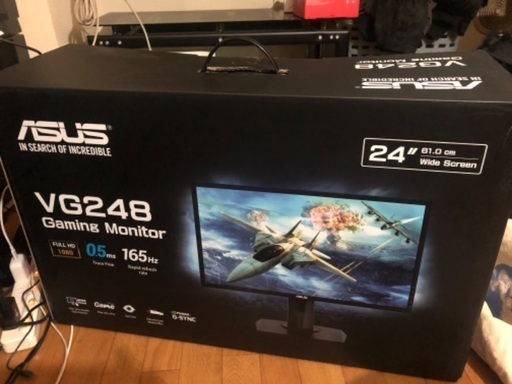 ASUS VG248QG ゲーミングモニター 165Hz 0.5m/s