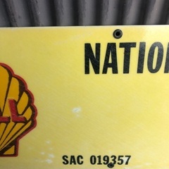 SHELL シェル ヴィンテージ ナンバーサイン 看板