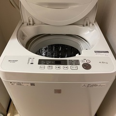 【4.5kg】SHARP 洗濯機 ES-G4E6 2019年製 ...