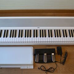 値下げ！！KORG B1 電子ピアノ 白コルグ キーボード 19...