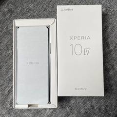未使用 SIMフリー SONY XPERIA 10 IV SO-52C ホワイトSoftBank