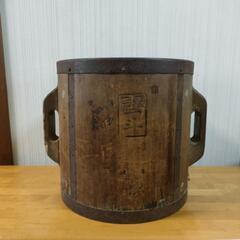 大正/昭和レトロ】50年以上昔の木製の一斗枡ます大型アンティーク骨董品