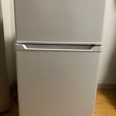 【無料０円】2ドア冷凍／冷蔵庫  (ノンフロン90L) A-Stage