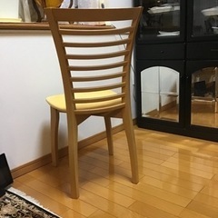 イタリア製椅子４脚、中古美品です。