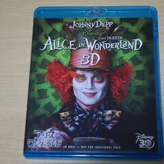 Blu-ray3Dディスク１枚　アリス・イン・ワンダーランド　