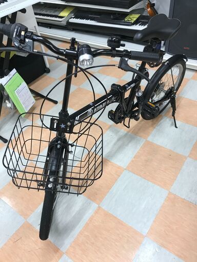 ●折りたたみ自転車　ZJK-FB03 ブラック ※使用回数の少ない美品コンディション