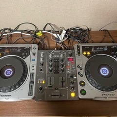 【取引決定】CDJ800 DJM400 ミキサー　ターンテーブル　DJ