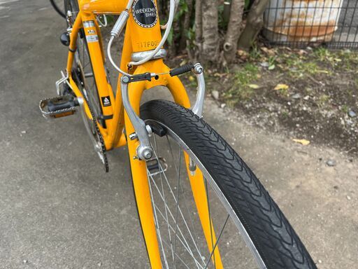 WEEKEND BIKES クロスバイク 700C イエロー