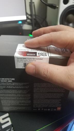PCパーツ AMD RYZEN9 7950X 起動確認のみの未使用品