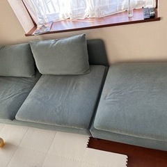 【ソファー】IKEAソーデルハムン+オットマン