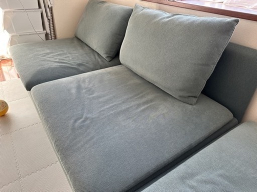 【ソファー】IKEAソーデルハムン+オットマン
