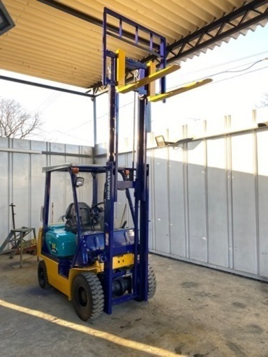 フォークリフト 小松、1.4トン、1302h、KOMATSU, ガソリン 、FG14LC-17