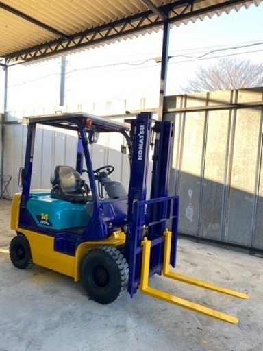 フォークリフト 小松、1.4トン、1302h、KOMATSU, ガソリン 、FG14LC-17、1400Kg, ☆全国陸送可能→→ フォークリフト 小松、1.4トン、1302h、KOMATSU, ガソリン 、FG14LC-17