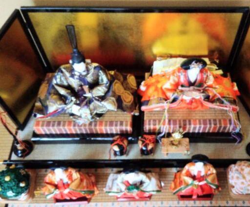 白鳳雛 愛宝作　雛人形二段飾　高月付き NCNR【岐阜県 手渡し交渉可】 白鳳雛 愛宝作 雛人形二段飾 高月付き NCNR【岐阜県 手渡し