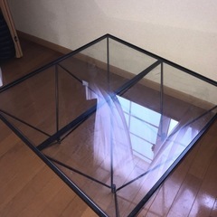 『3/1まで』ガラステーブル