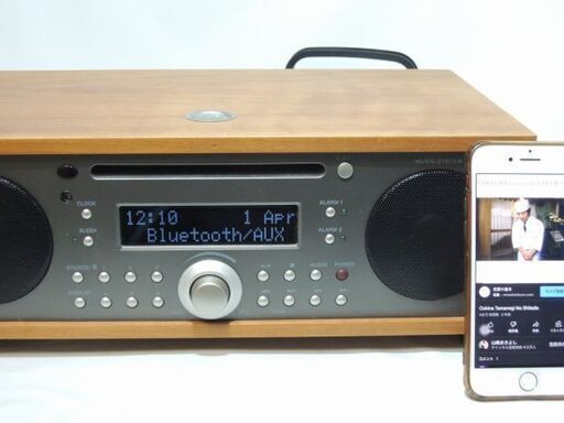 TIVOLI AUDIO☆チボリ オーディオ MUSIC SYSTEM BT AM・ワイドFMラジオ CDプレーヤー付き Bluetooh