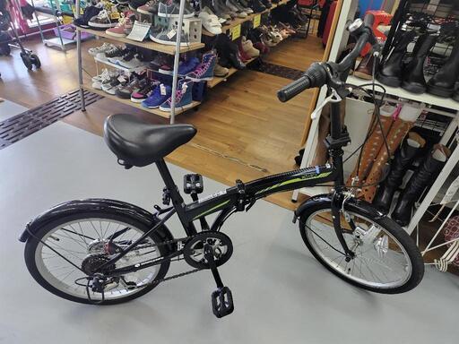 J032★使用感有り★折りたたみ自転車★IGNIO★6段変速★20インチ J032☆使用感有り☆折りたたみ自転車☆IGNIO☆6段変速☆20