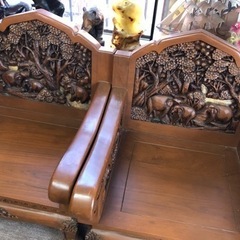 豪華　アンティーク　テーブル　椅子セット