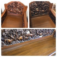 豪華　アンティーク　テーブル　椅子セット