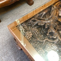 豪華　アンティーク　テーブル　椅子セット