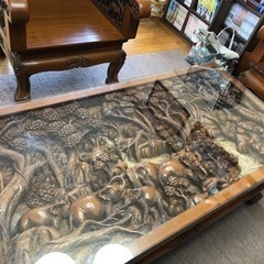 豪華　アンティーク　テーブル　椅子セット