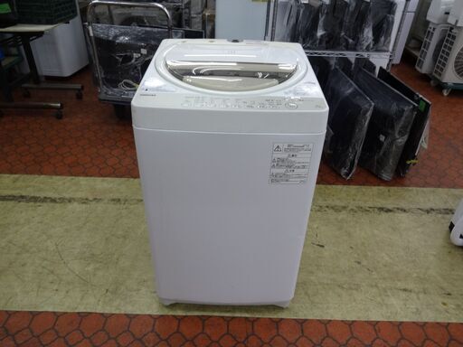 ID 326804　洗濯機東芝　６K 　2016年製　キズ有　AW-6G3（W)