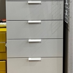 IKEA 収納タンス　6段　白　ヒンジ付き