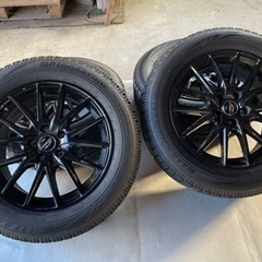 8部山！極美品215/60R17 ブリザックVRX ホイール4本...