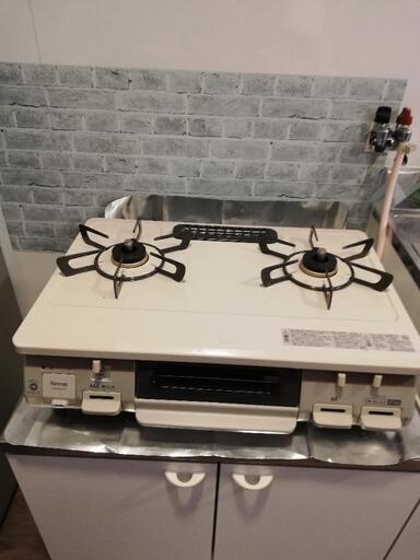 リンナイ　ガスコンロ　2口　中古