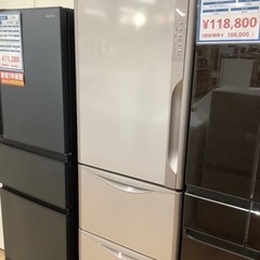 HITACHIの３ドア冷蔵庫(RK-370FVL)