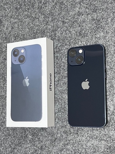 iphone13mini ミッドナイト 付属品未使用！！ iphone13 mini 128 sim