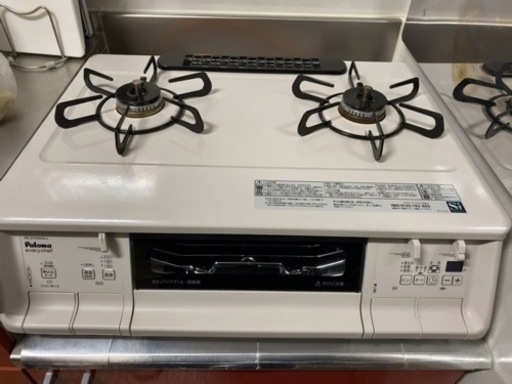 パロマ ガスコンロ 二口 プロパン用 2019年製 12,000円