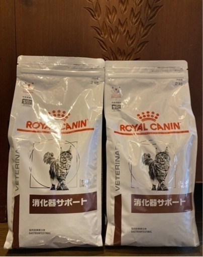キャットフード【未開封】ロイヤルカナン 消化器サポート 猫用 2kg × 2袋