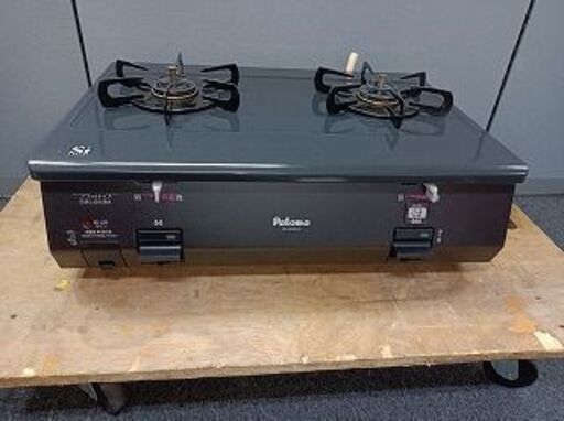パロマ ガステーブル グリルレス PA-209B-R 都市ガス用『中古美品